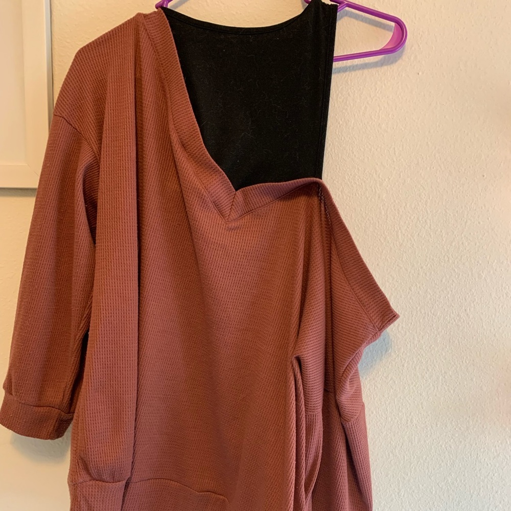 Shein off the shoulder sweater